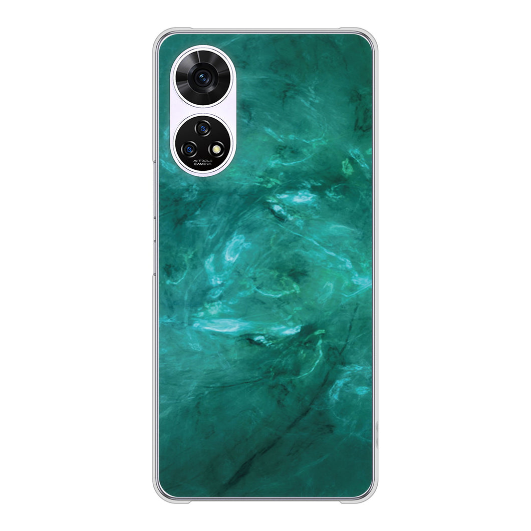 あんしんファミリースマホ A303ZT SoftBank 高画質仕上げ 背面印刷 ハードケース大理石BK