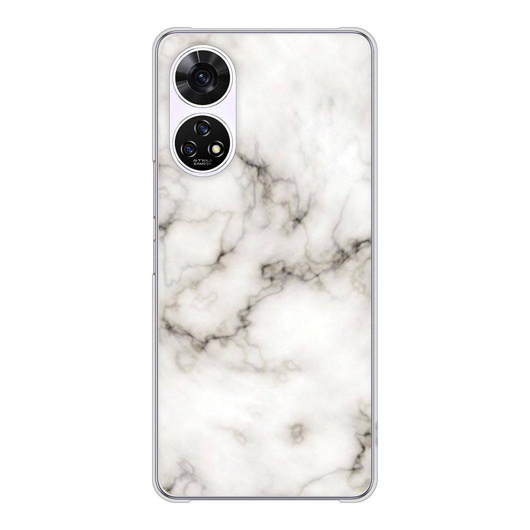 あんしんファミリースマホ A303ZT SoftBank 高画質仕上げ 背面印刷 ハードケース大理石BK