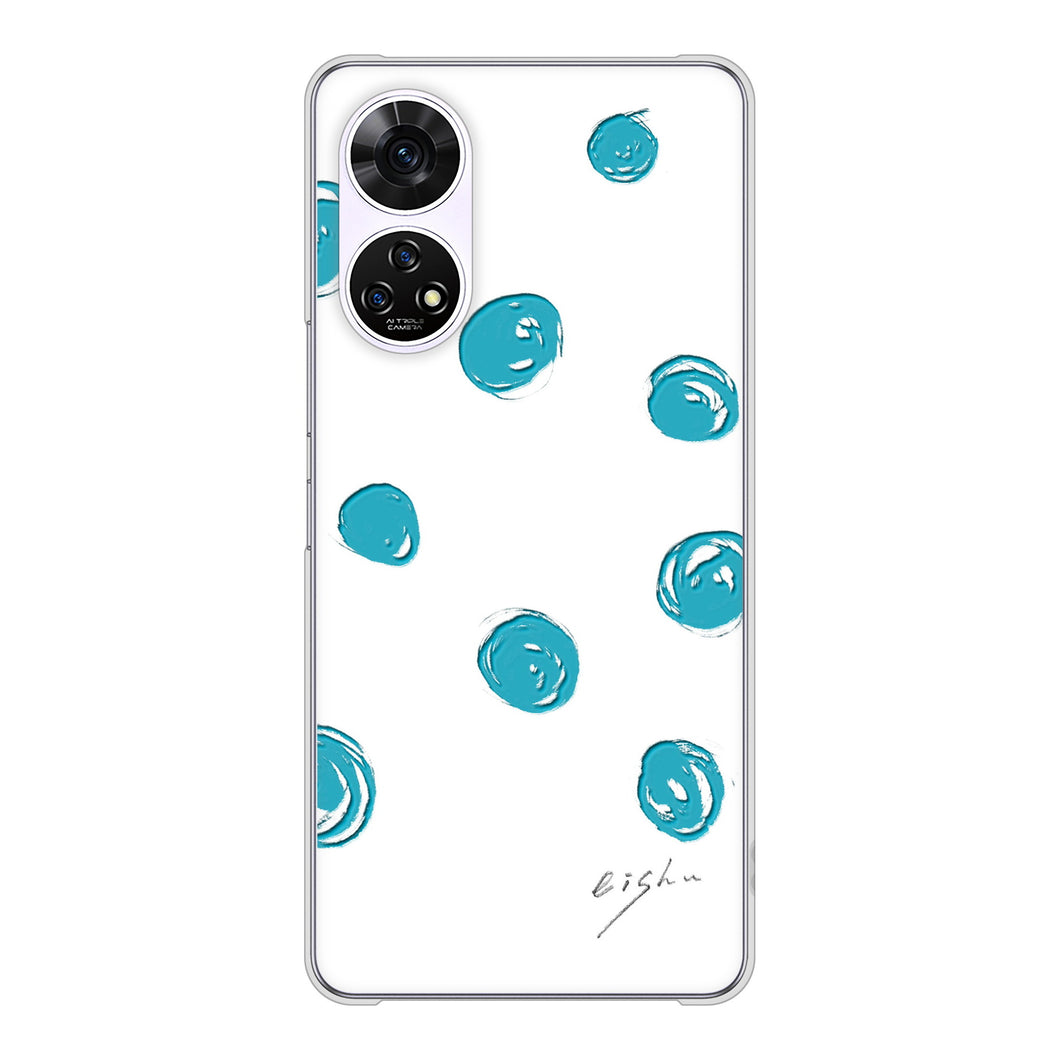 あんしんファミリースマホ A303ZT SoftBank 高画質仕上げ 背面印刷 ハードケース大野詠舟 手描きシンプル