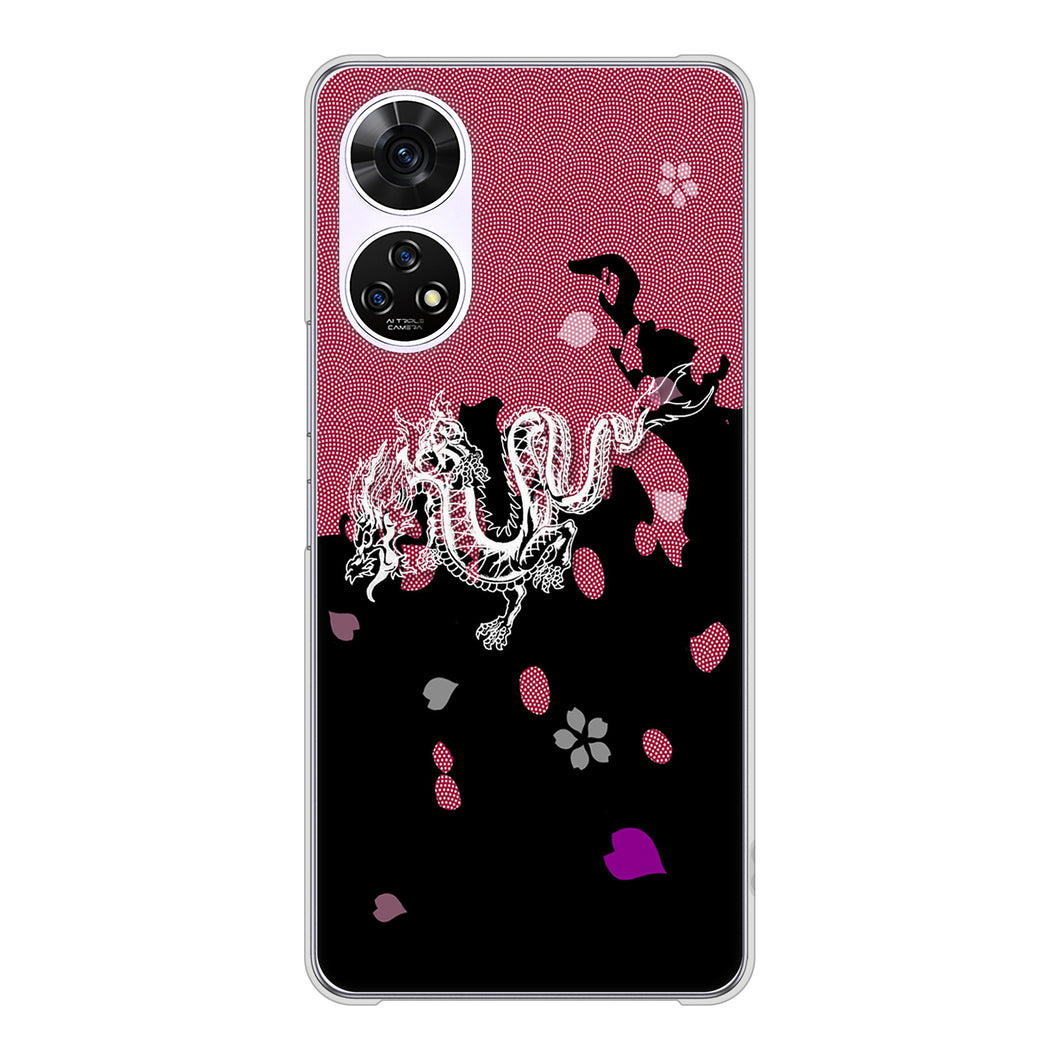 あんしんファミリースマホ A303ZT SoftBank 高画質仕上げ 背面印刷 ハードケース和竜