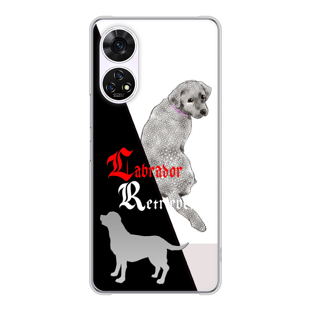 あんしんファミリースマホ A303ZT SoftBank 高画質仕上げ 背面印刷 ハードケースラブラドールレトリバー