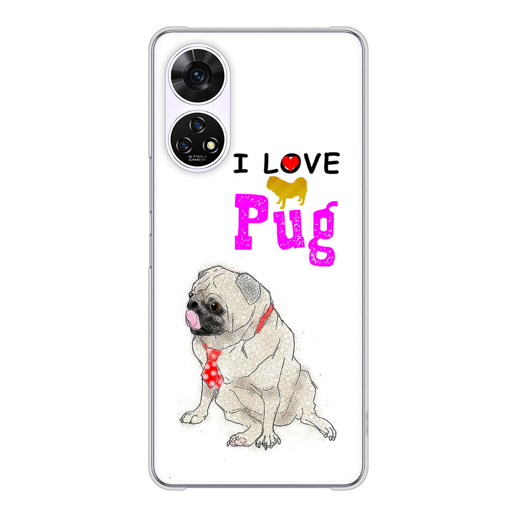 あんしんファミリースマホ A303ZT SoftBank 高画質仕上げ 背面印刷 ハードケースパグ