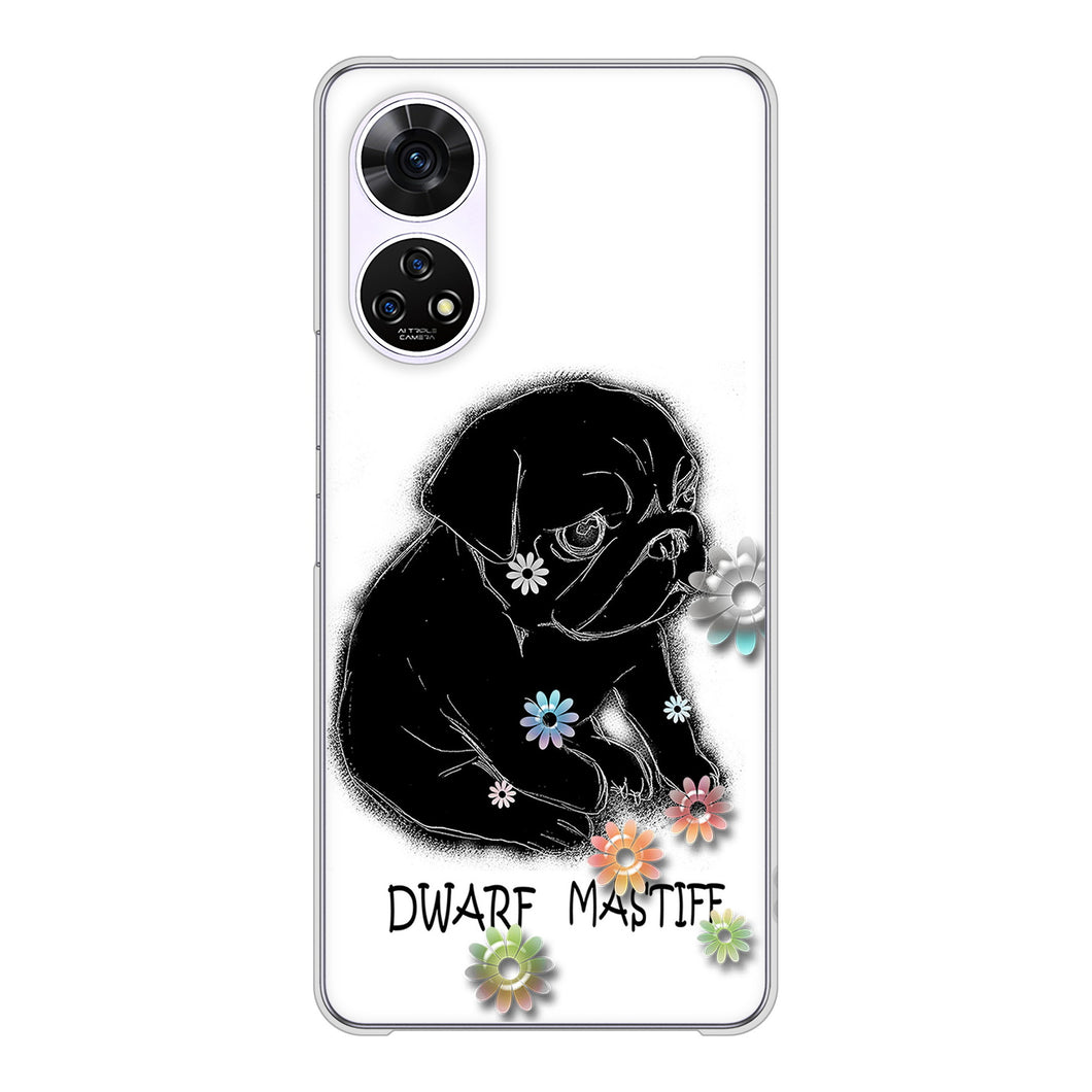 あんしんファミリースマホ A303ZT SoftBank 高画質仕上げ 背面印刷 ハードケースパグ