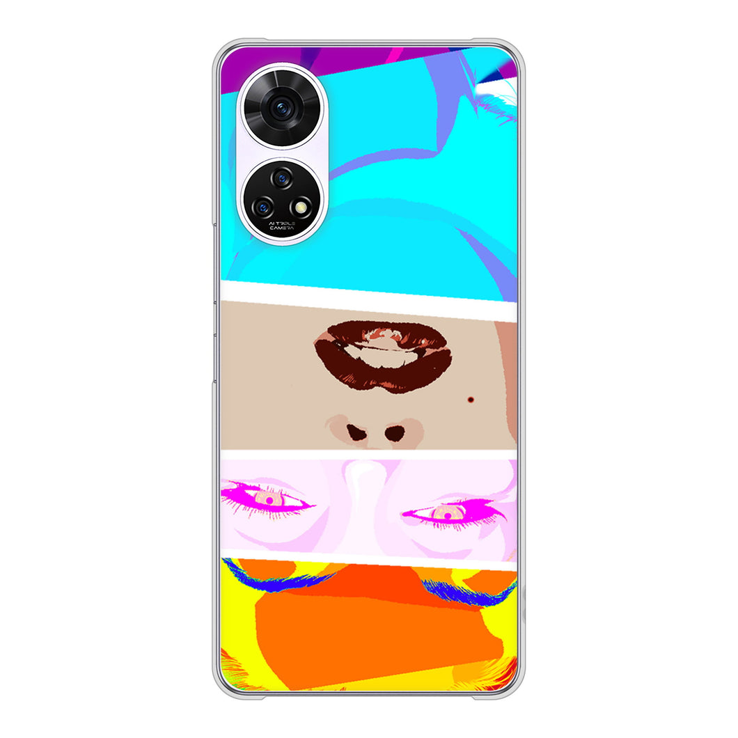 あんしんファミリースマホ A303ZT SoftBank 高画質仕上げ 背面印刷 ハードケースマリリンモンローデザイン