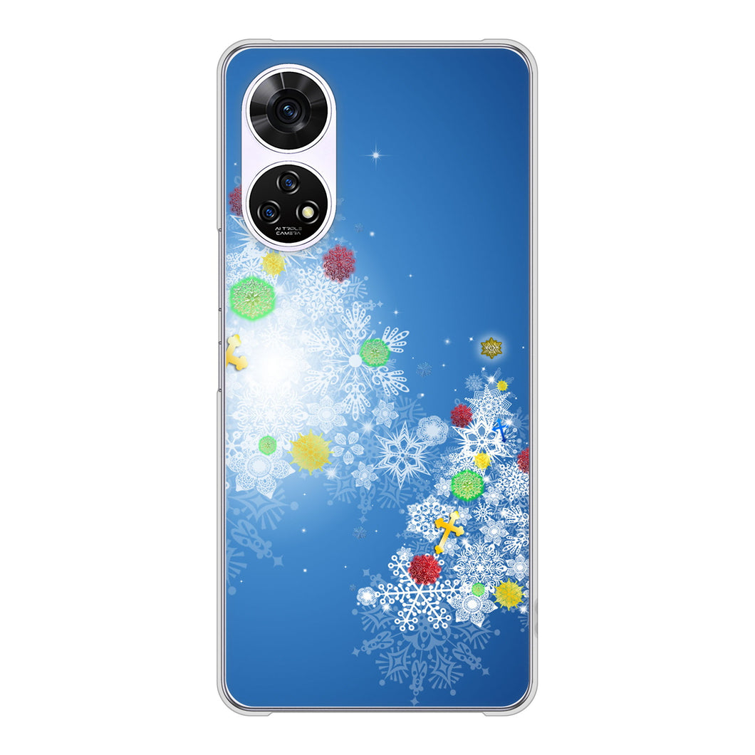 あんしんファミリースマホ A303ZT SoftBank 高画質仕上げ 背面印刷 ハードケースクリスマス