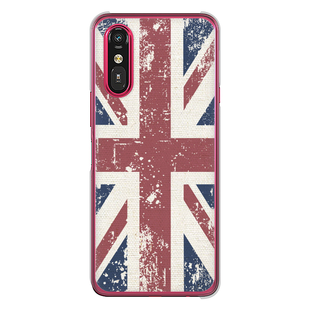 らくらくスマートフォン a A401FC Y!mobile 高画質仕上げ 背面印刷 ハードケースユニオンジャック