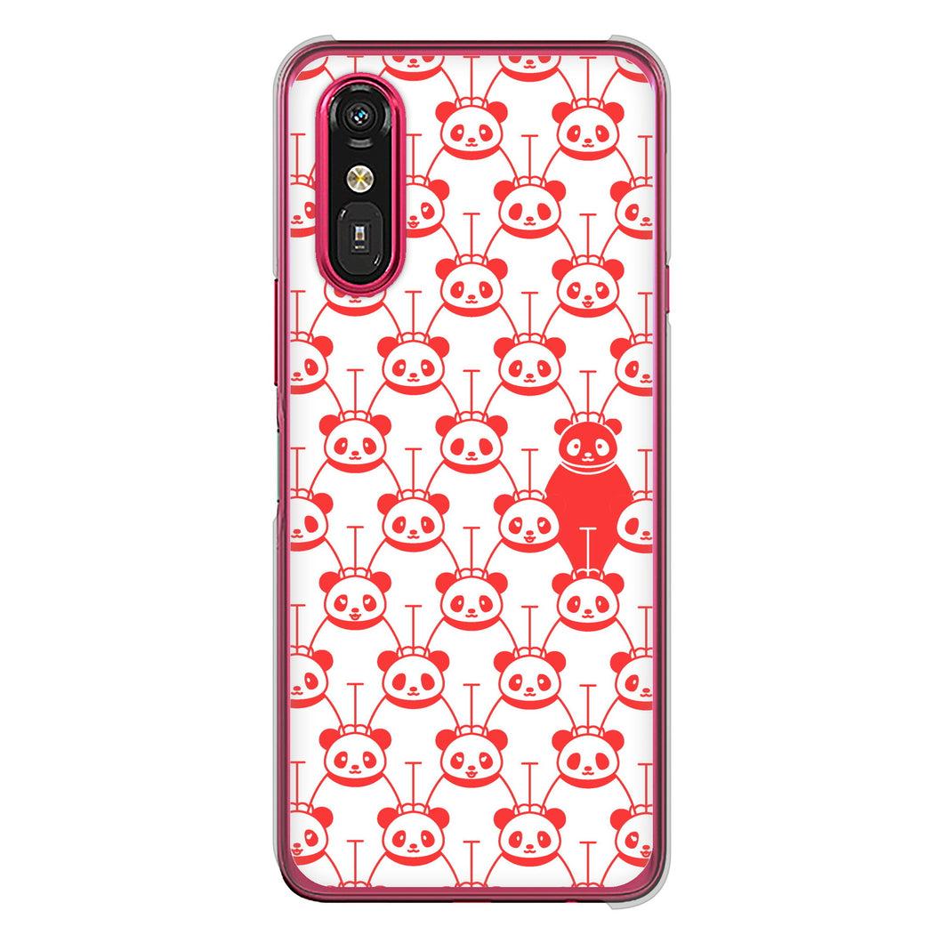 らくらくスマートフォン a A401FC Y!mobile 高画質仕上げ 背面印刷 ハードケースパターンアニマル
