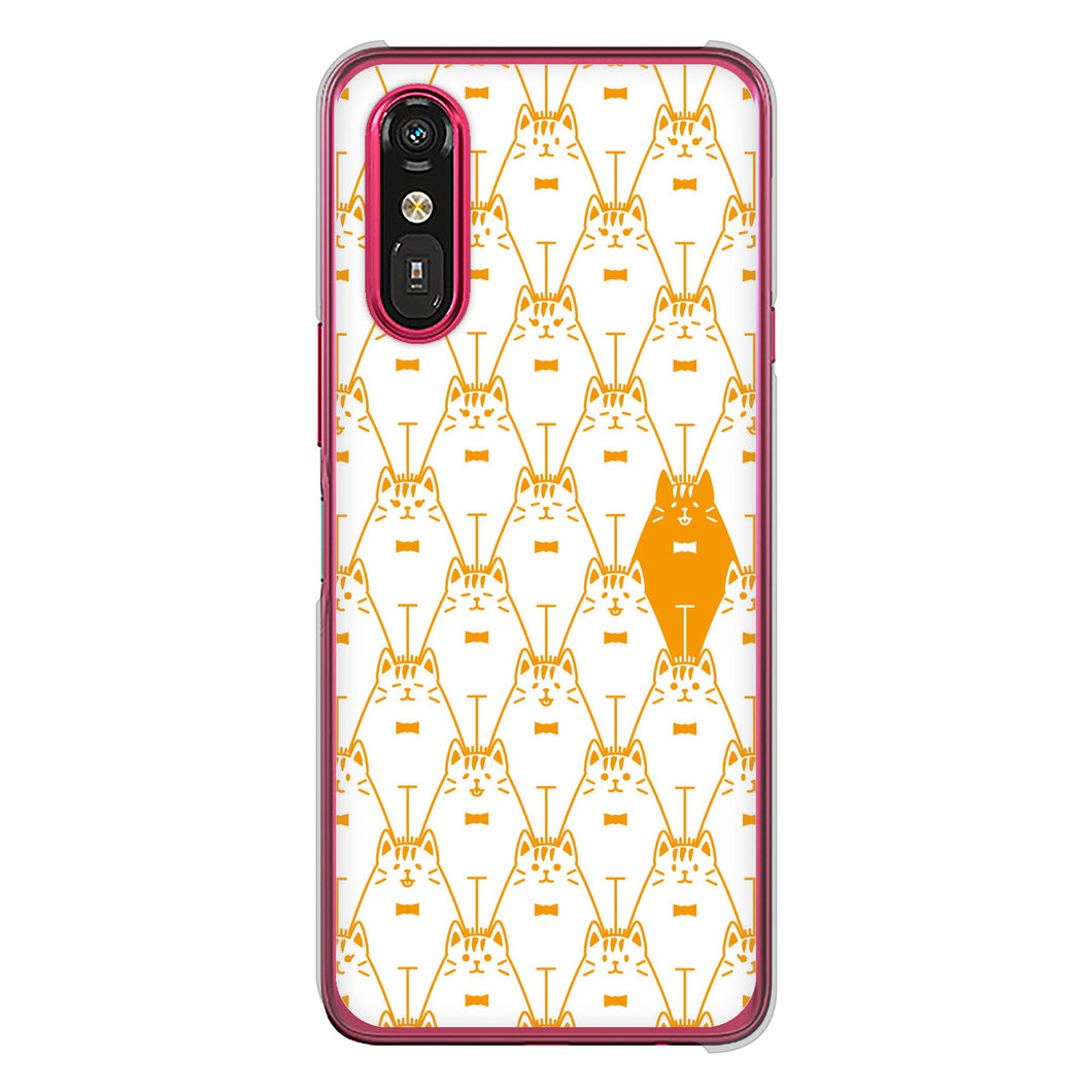 らくらくスマートフォン a A401FC Y!mobile 高画質仕上げ 背面印刷 ハードケースパターンアニマル