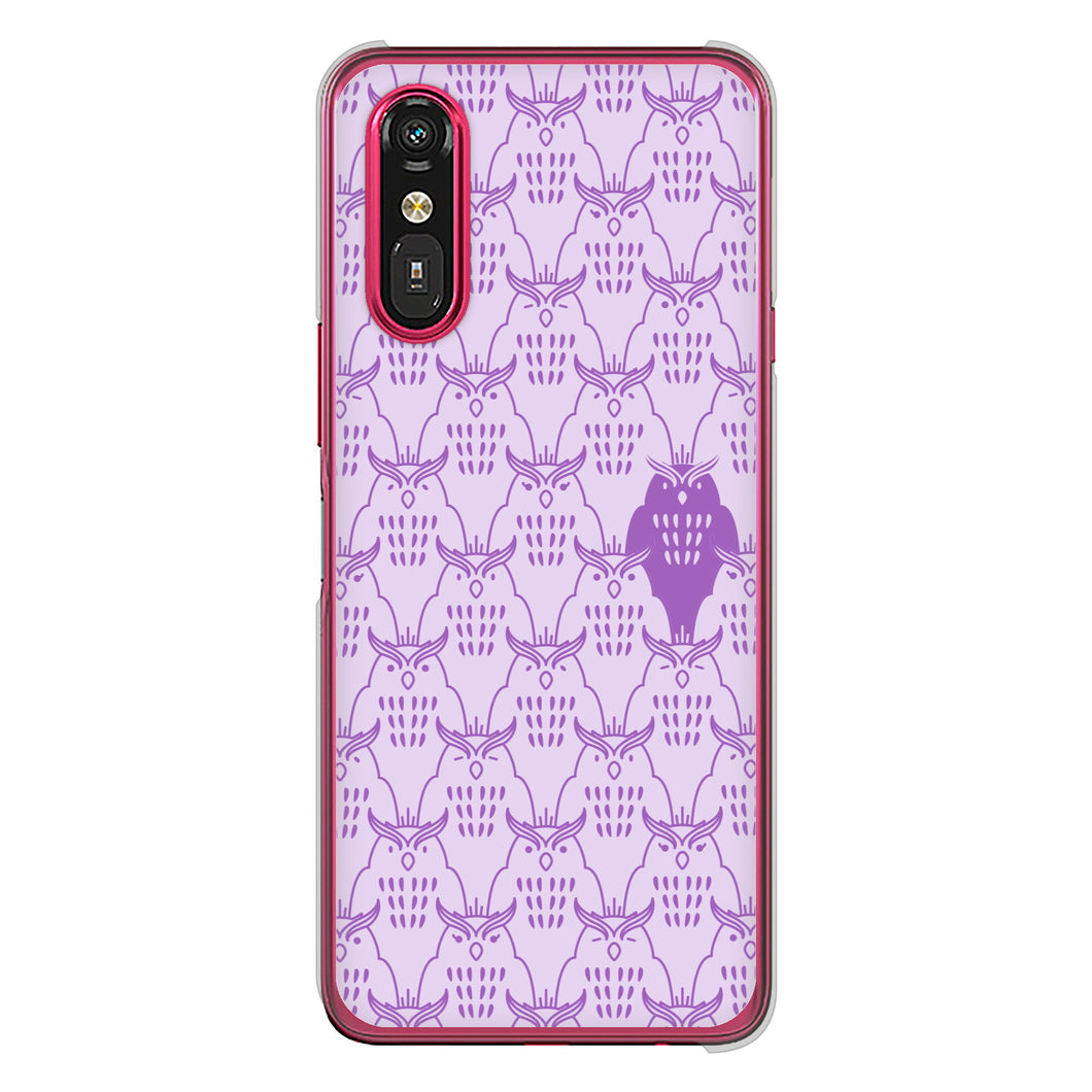 らくらくスマートフォン a A401FC Y!mobile 高画質仕上げ 背面印刷 ハードケースパターンアニマル