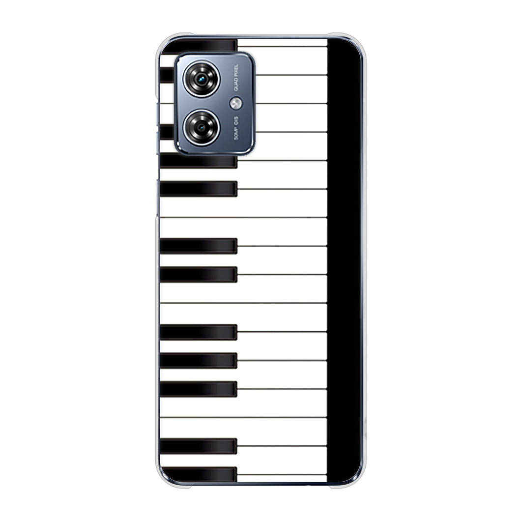 moto g64y 5G A401MO Y!mobile 高画質仕上げ 背面印刷 ハードケースピアノ