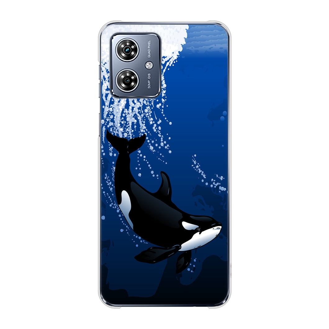 moto g64y 5G A401MO Y!mobile 高画質仕上げ 背面印刷 ハードケース海の守り神