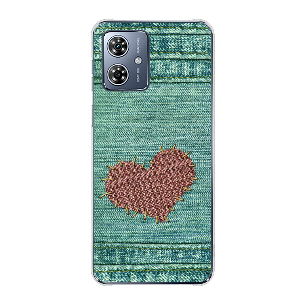 moto g64y 5G A401MO Y!mobile 高画質仕上げ 背面印刷 ハードケースビッグハート