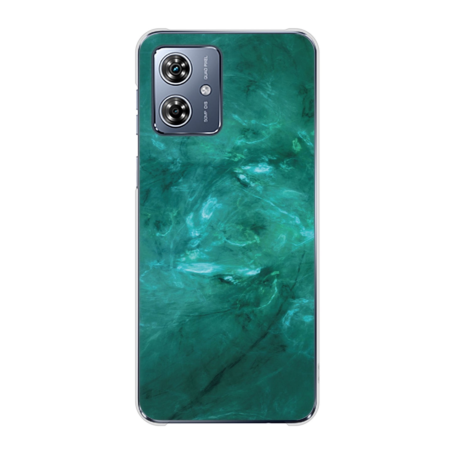 moto g64y 5G A401MO Y!mobile 高画質仕上げ 背面印刷 ハードケース大理石BK
