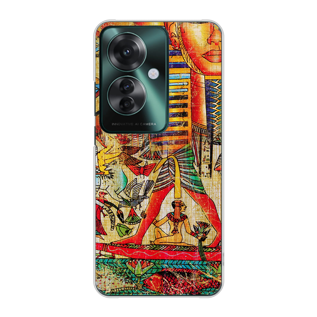OPPO Reno11 A A401OP Y!mobile 高画質仕上げ 背面印刷 ハードケース 【329 ナイル ツタンカーメン】