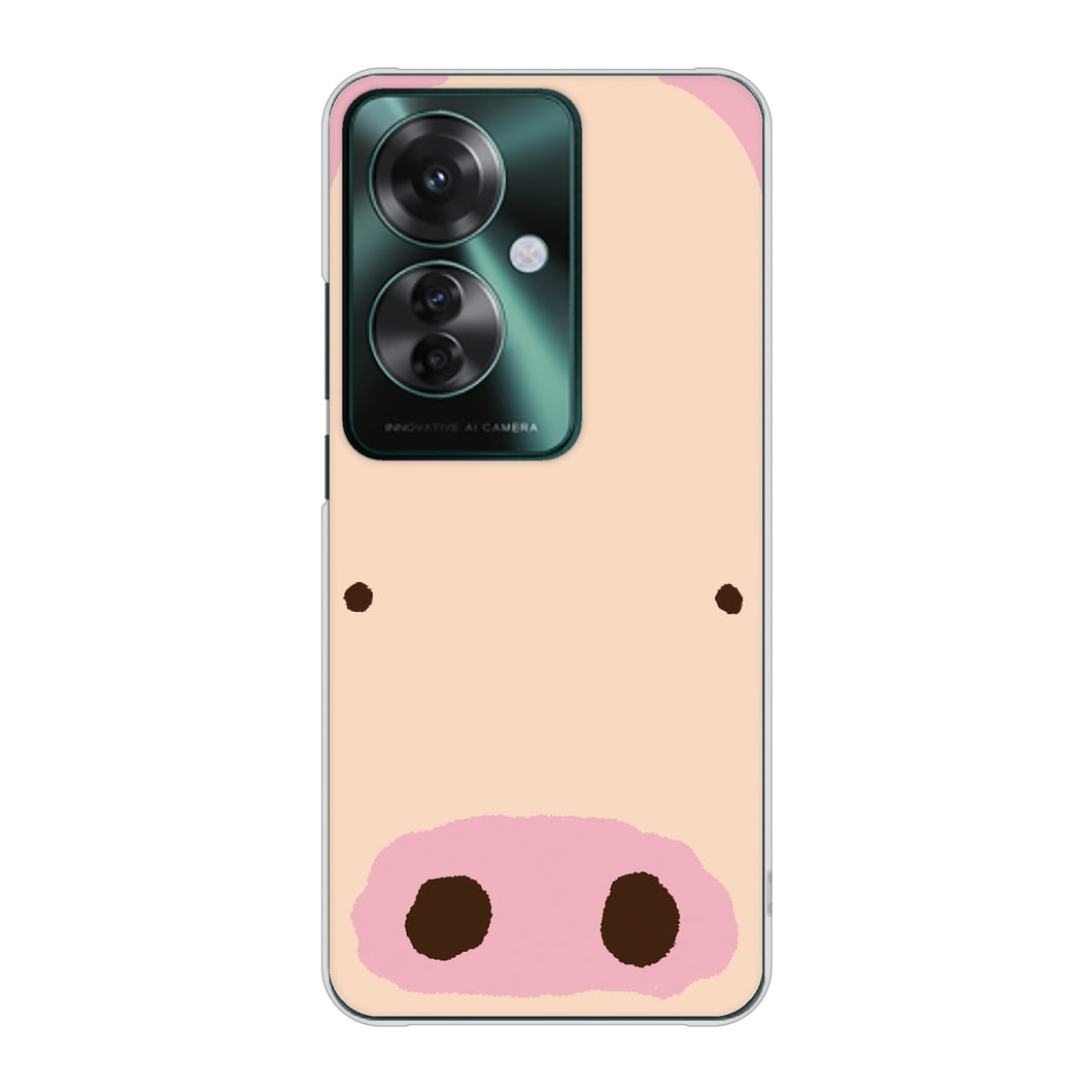 OPPO Reno11 A A401OP Y!mobile 高画質仕上げ 背面印刷 ハードケースドアップアニマル