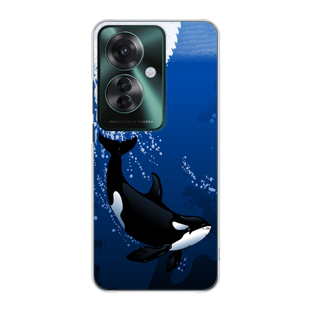 OPPO Reno11 A A401OP Y!mobile 高画質仕上げ 背面印刷 ハードケース海の守り神