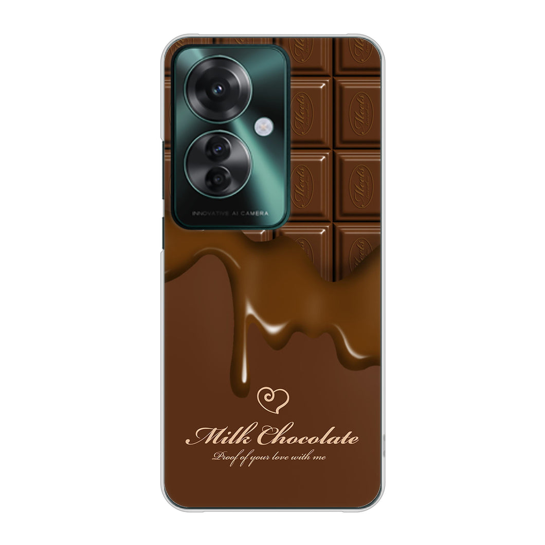 OPPO Reno11 A A401OP Y!mobile 高画質仕上げ 背面印刷 ハードケース板チョコ