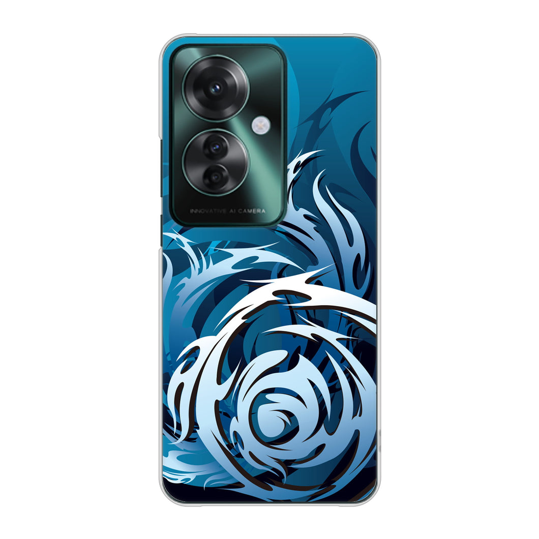 OPPO Reno11 A A401OP Y!mobile 高画質仕上げ 背面印刷 ハードケース 【731 ドラゴンサークル】