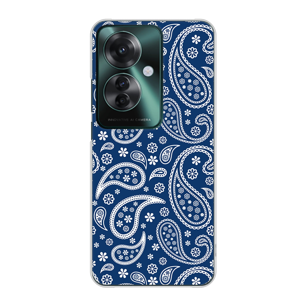 OPPO Reno11 A A401OP Y!mobile 高画質仕上げ 背面印刷 ハードケースペイズリー