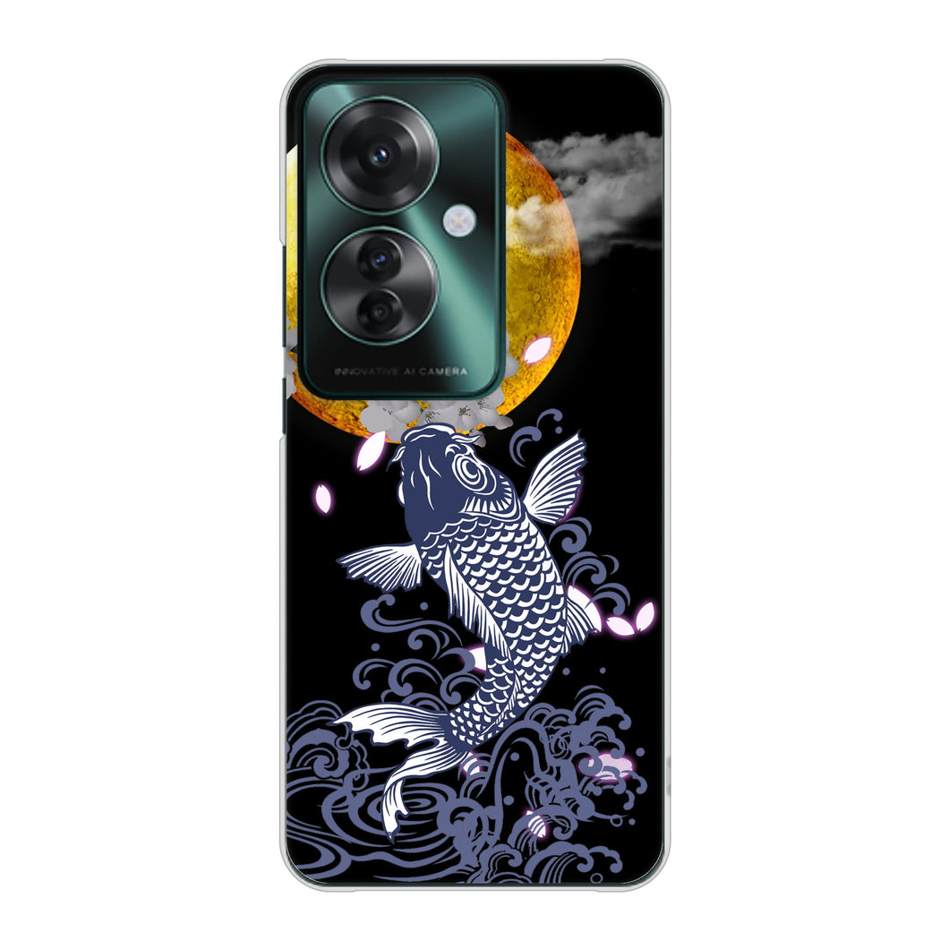 OPPO Reno11 A A401OP Y!mobile 高画質仕上げ 背面印刷 ハードケース鯉