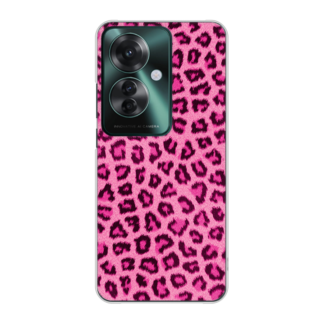 OPPO Reno11 A A401OP Y!mobile 高画質仕上げ 背面印刷 ハードケースヒョウ柄ベーシックS