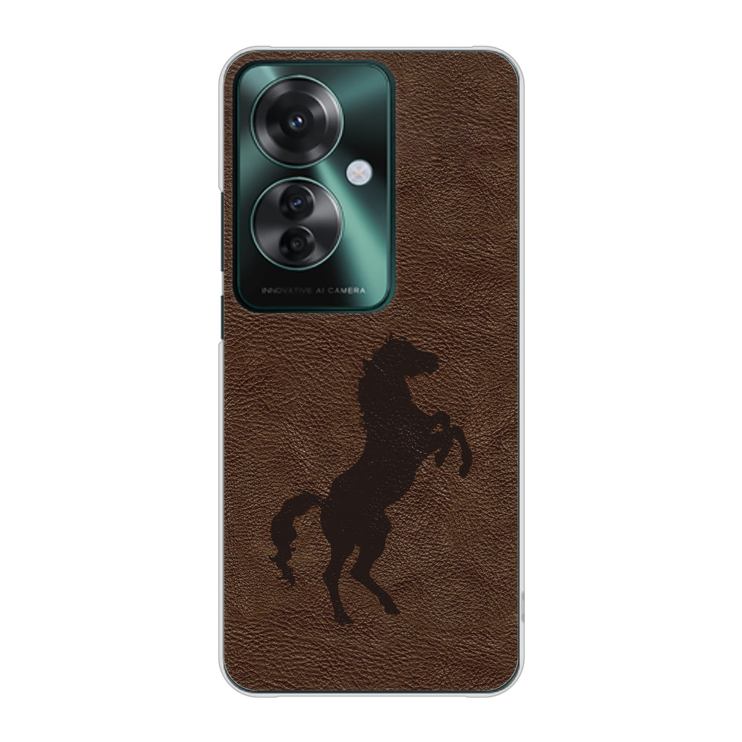 OPPO Reno11 A A401OP Y!mobile 高画質仕上げ 背面印刷 ハードケースレザー風