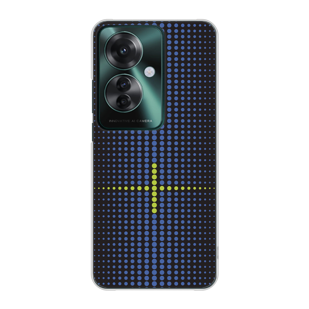 OPPO Reno11 A A401OP Y!mobile 高画質仕上げ 背面印刷 ハードケース 【IB907 グラデーションドット】