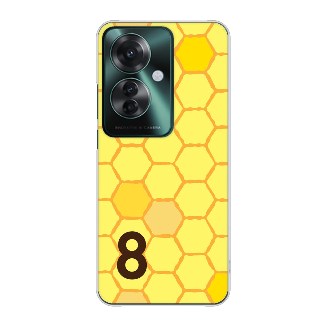 OPPO Reno11 A A401OP Y!mobile 高画質仕上げ 背面印刷 ハードケース 【IB913 はちの巣】