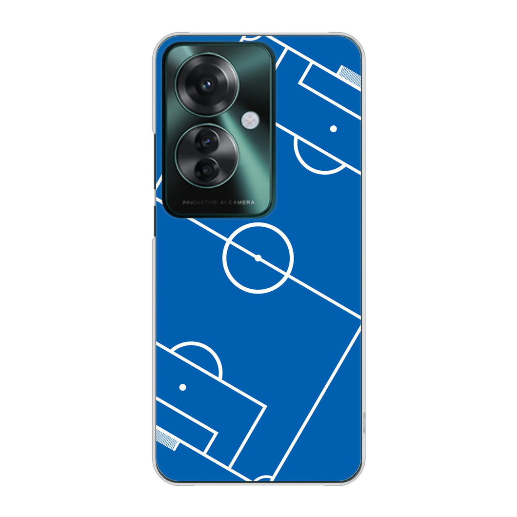 OPPO Reno11 A A401OP Y!mobile 高画質仕上げ 背面印刷 ハードケース 【IB922 SOCCER_ピッチ】
