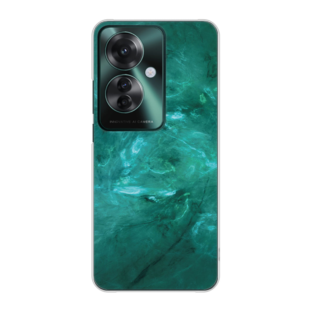 OPPO Reno11 A A401OP Y!mobile 高画質仕上げ 背面印刷 ハードケース大理石BK