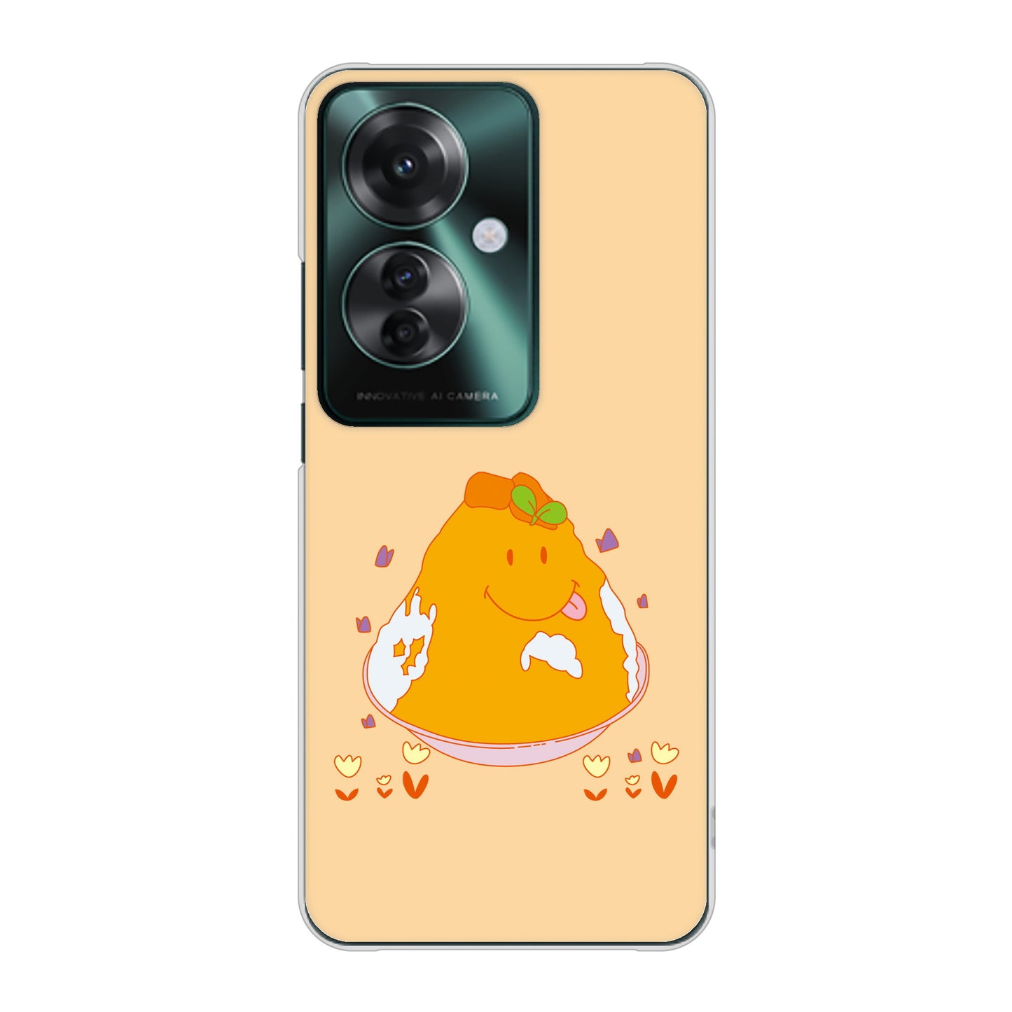 OPPO Reno11 A A401OP Y!mobile 高画質仕上げ 背面印刷 ハードケーススイーツイラスト