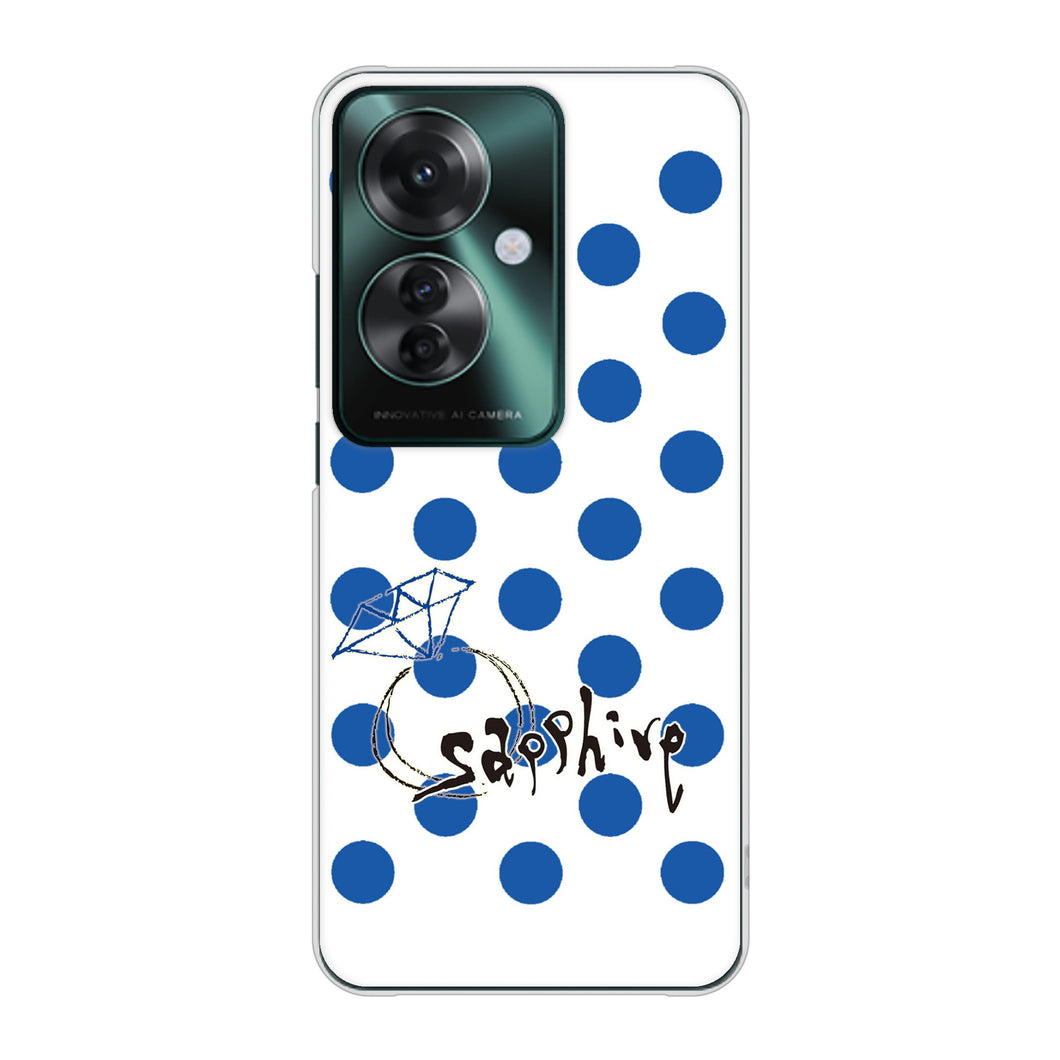 OPPO Reno11 A A401OP Y!mobile 高画質仕上げ 背面印刷 ハードケース大野詠舟 誕生石