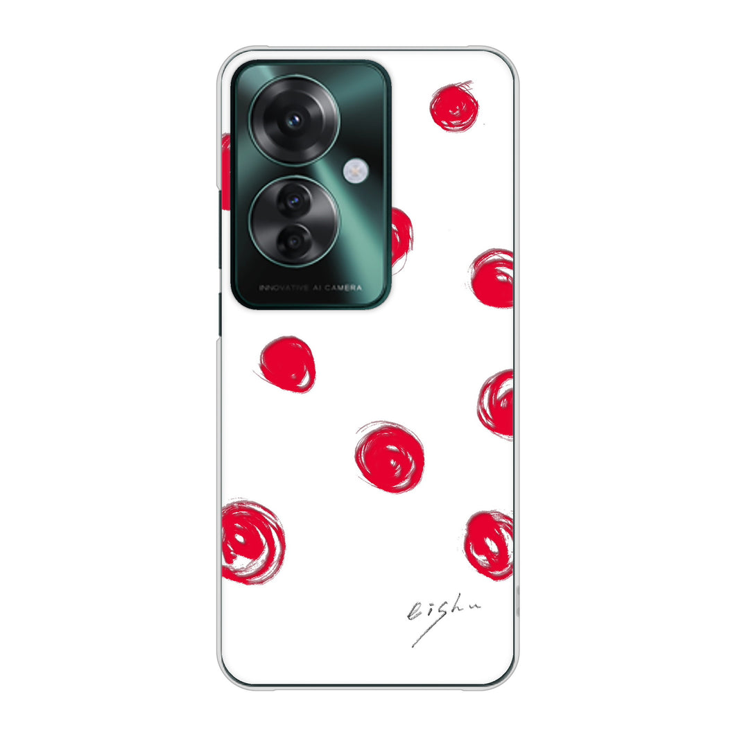 OPPO Reno11 A A401OP Y!mobile 高画質仕上げ 背面印刷 ハードケース大野詠舟 手描きシンプル