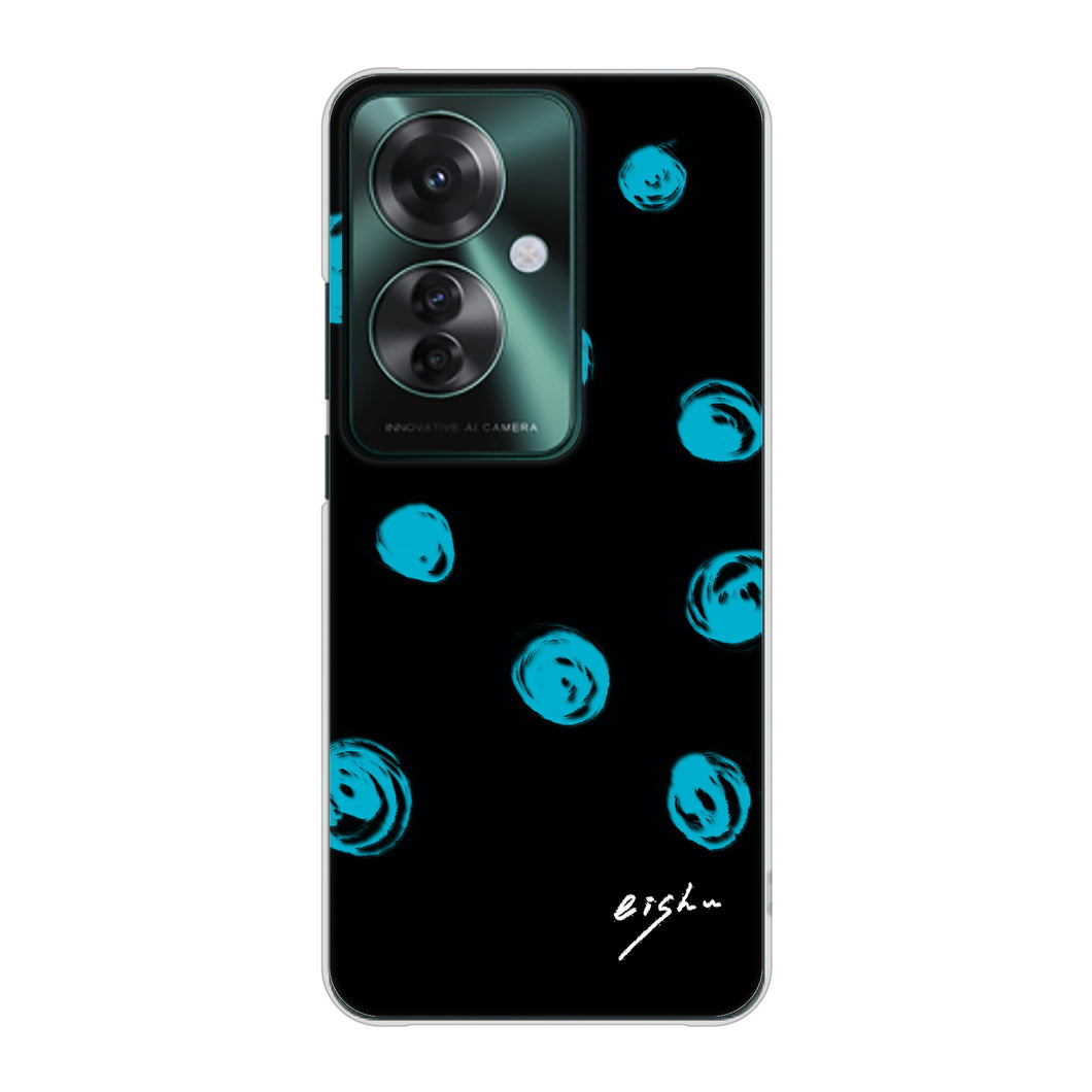 OPPO Reno11 A A401OP Y!mobile 高画質仕上げ 背面印刷 ハードケース大野詠舟 手描きシンプル