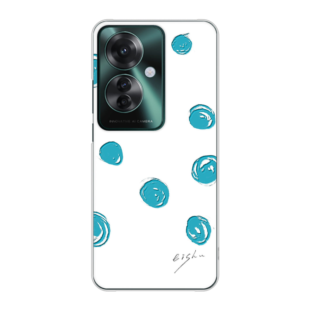 OPPO Reno11 A A401OP Y!mobile 高画質仕上げ 背面印刷 ハードケース大野詠舟 手描きシンプル