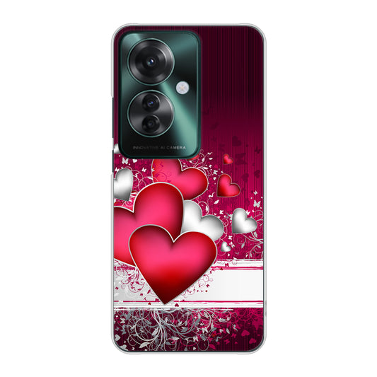 OPPO Reno11 A A401OP Y!mobile 高画質仕上げ 背面印刷 ハードケース 【VA835 ハートの息吹】