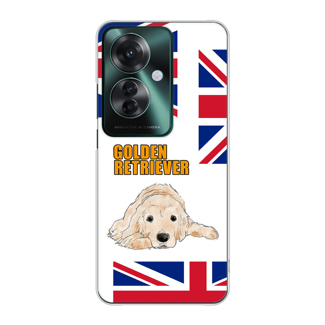 OPPO Reno11 A A401OP Y!mobile 高画質仕上げ 背面印刷 ハードケースゴールデンレトリバー