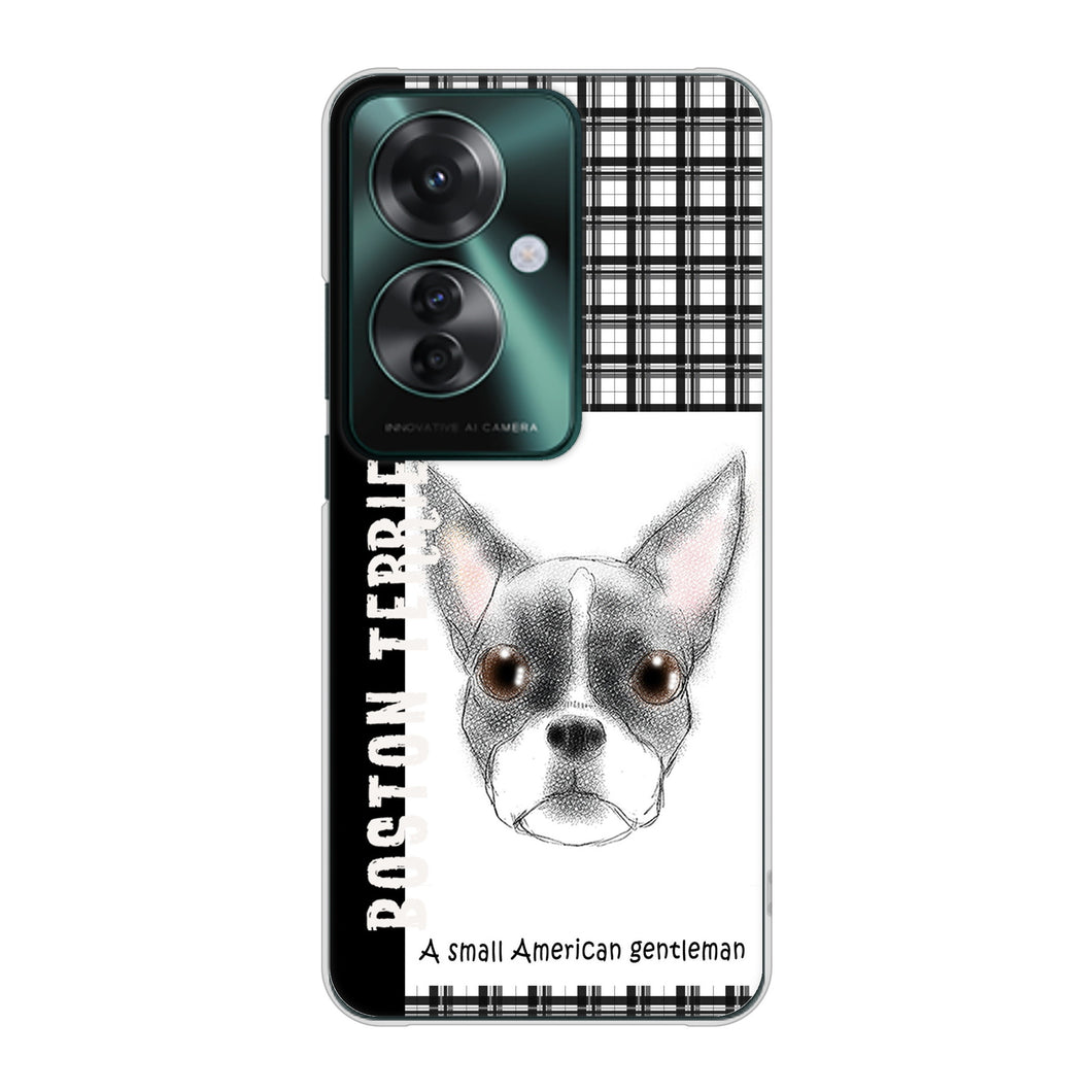 OPPO Reno11 A A401OP Y!mobile 高画質仕上げ 背面印刷 ハードケースボストンテリア