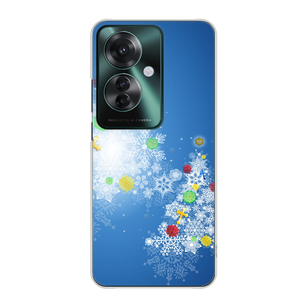 OPPO Reno11 A A401OP Y!mobile 高画質仕上げ 背面印刷 ハードケースクリスマス
