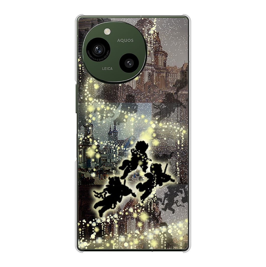 AQUOS R9 A401SH SoftBank 高画質仕上げ 背面印刷 ハードケース 【253 天使の音楽隊】