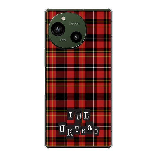 AQUOS R9 A401SH SoftBank 高画質仕上げ 背面印刷 ハードケース 【547 THEチェック】