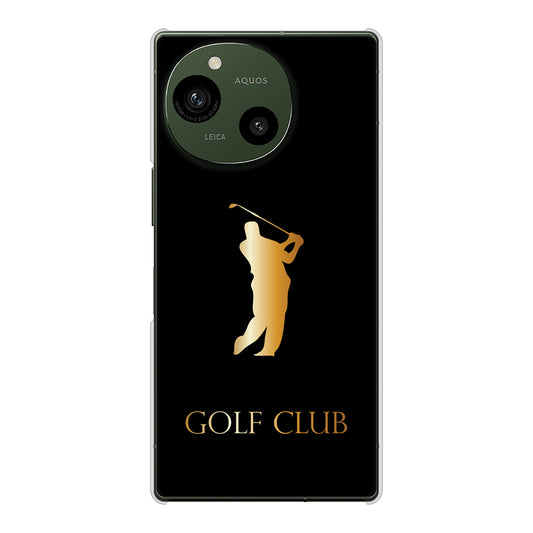 AQUOS R9 A401SH SoftBank 高画質仕上げ 背面印刷 ハードケース 【610 GOLFCLUB】