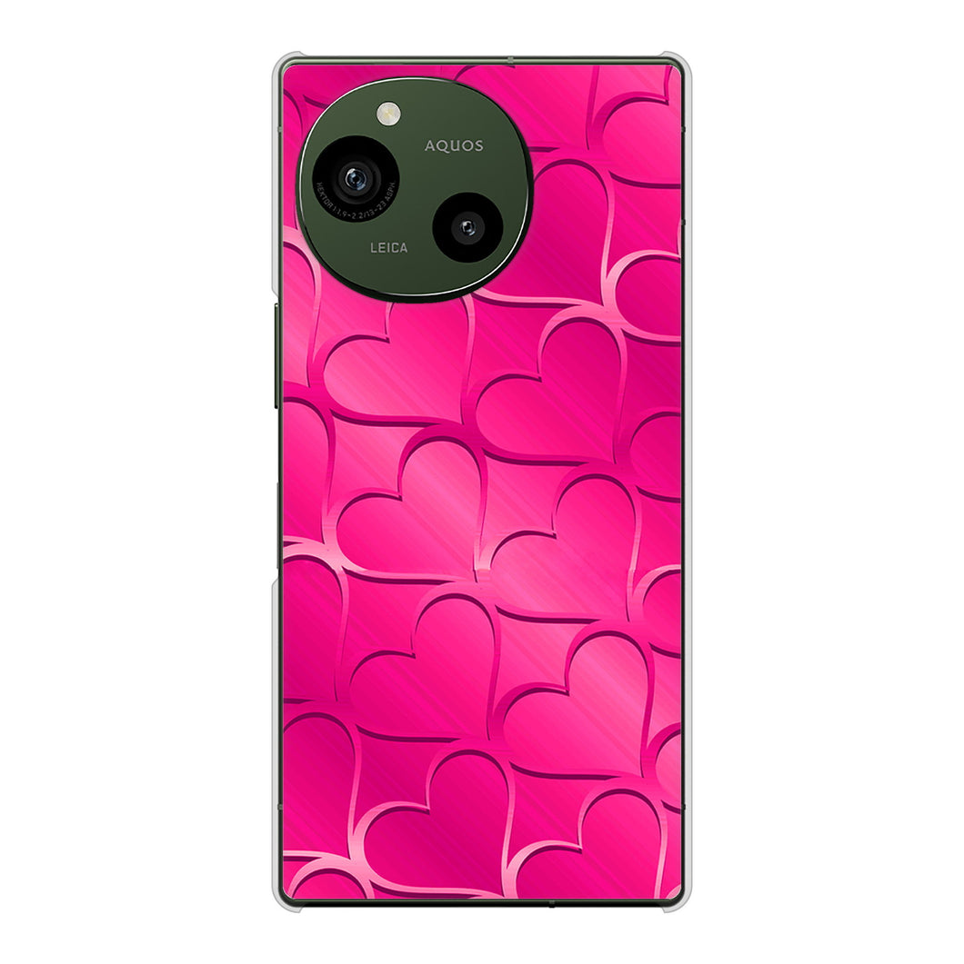 AQUOS R9 A401SH SoftBank 高画質仕上げ 背面印刷 ハードケースかくれハート