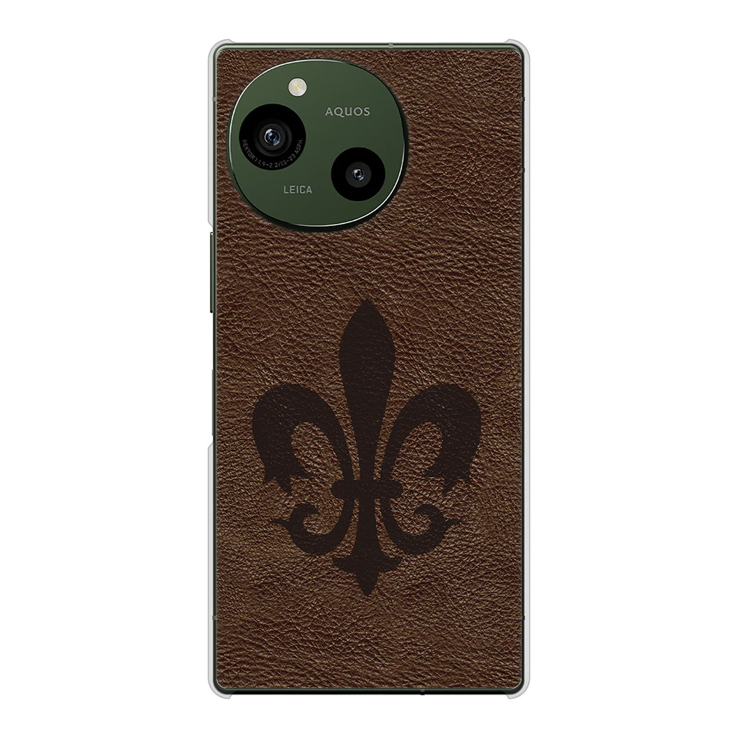 AQUOS R9 A401SH SoftBank 高画質仕上げ 背面印刷 ハードケースレザー風