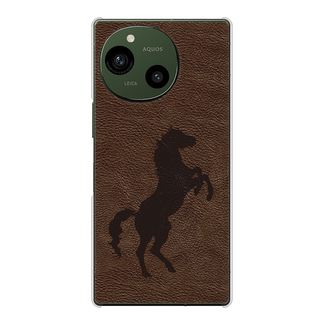 AQUOS R9 A401SH SoftBank 高画質仕上げ 背面印刷 ハードケースレザー風