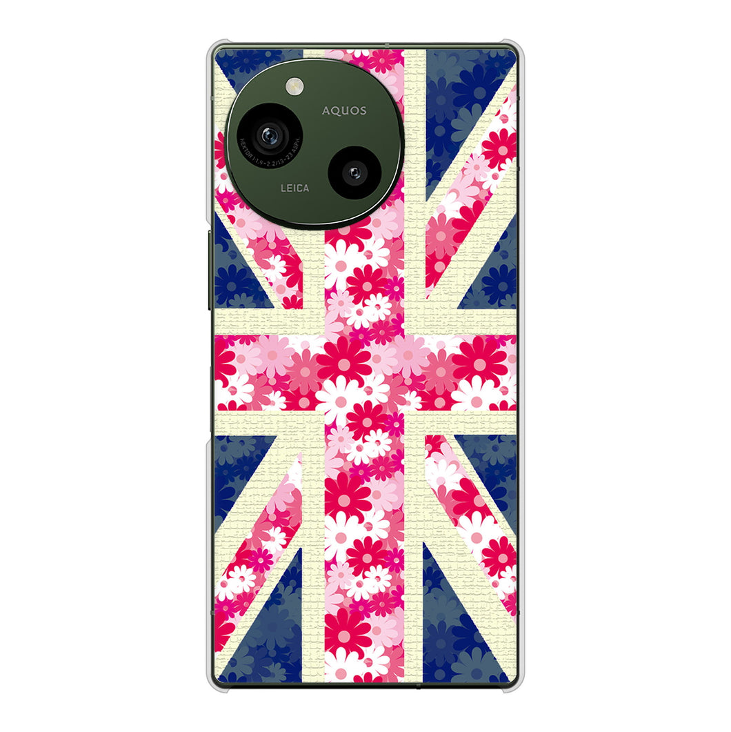 AQUOS R9 A401SH SoftBank 高画質仕上げ 背面印刷 ハードケースユニオンジャック