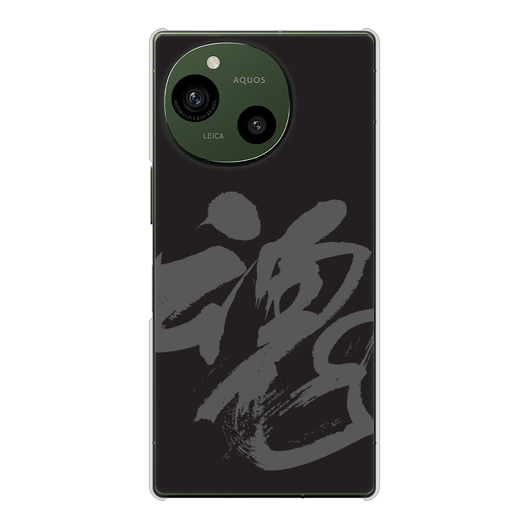 AQUOS R9 A401SH SoftBank 高画質仕上げ 背面印刷 ハードケース 【IB915 魂】