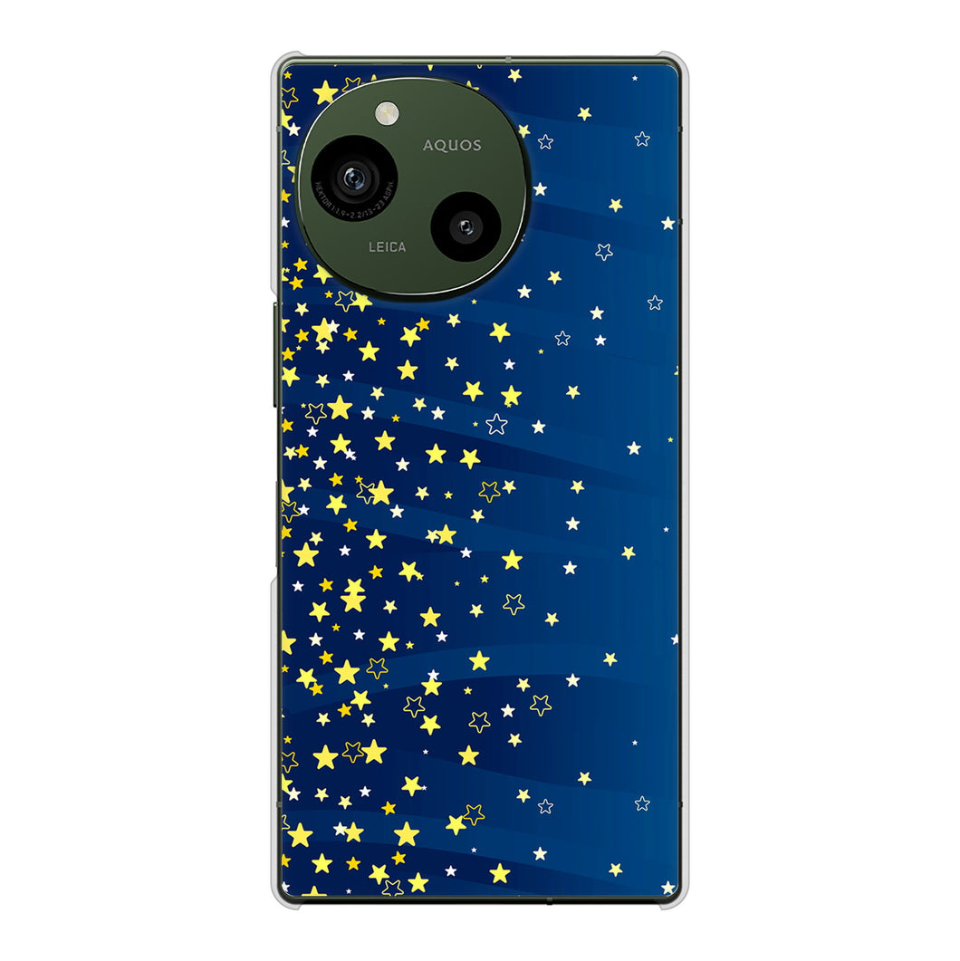 AQUOS R9 A401SH SoftBank 高画質仕上げ 背面印刷 ハードケース 【VA842 満天の星空】