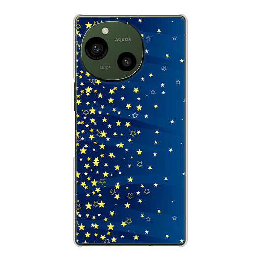 AQUOS R9 A401SH SoftBank 高画質仕上げ 背面印刷 ハードケース 【VA842 満天の星空】