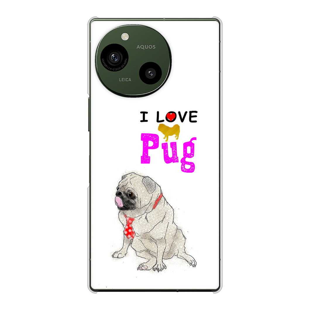AQUOS R9 A401SH SoftBank 高画質仕上げ 背面印刷 ハードケースパグ